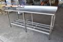 Mesa de ao inox 700 mm x 2000 mm Euro Formas